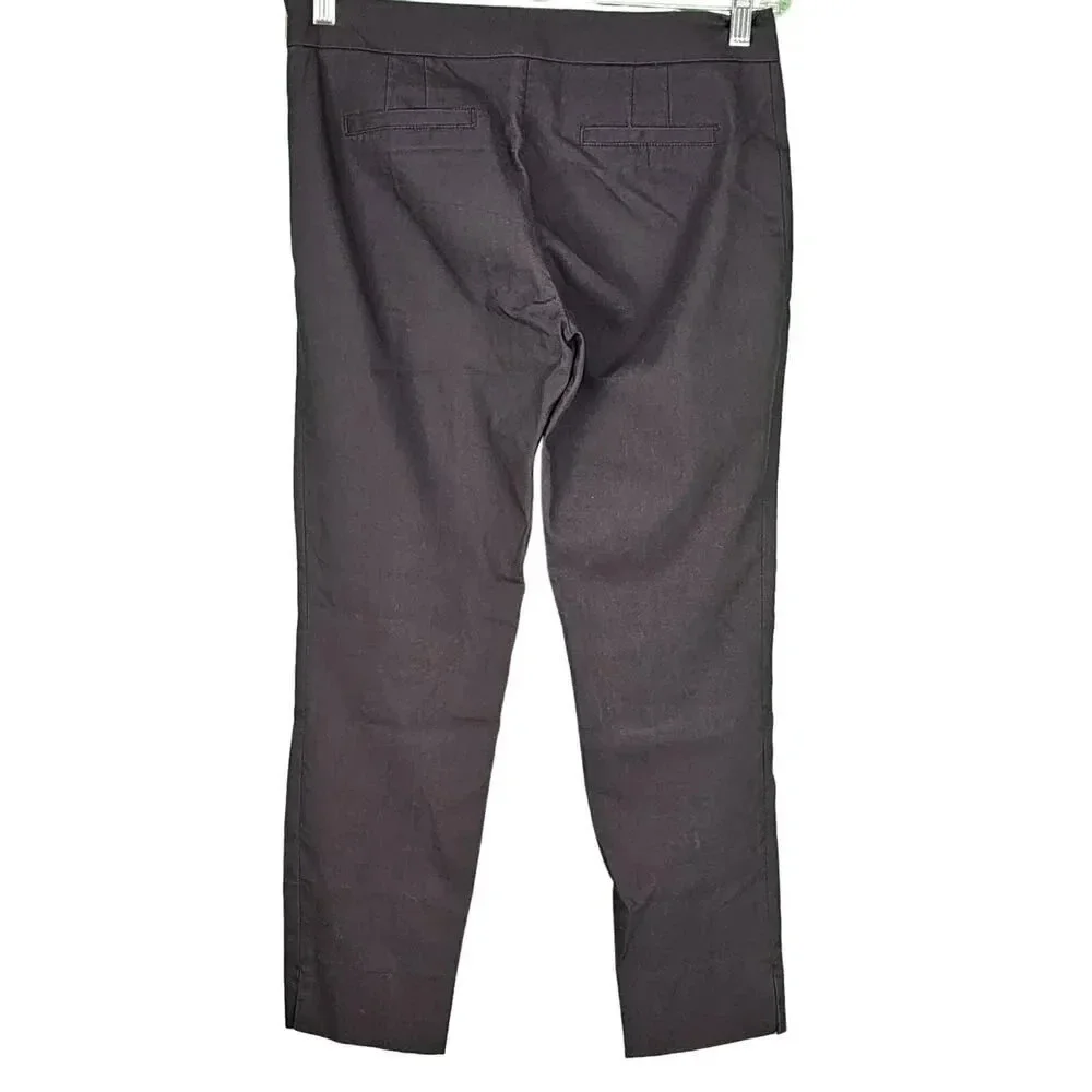 Tory Burch Womens‎ Navy Blue Crop Pants 4
